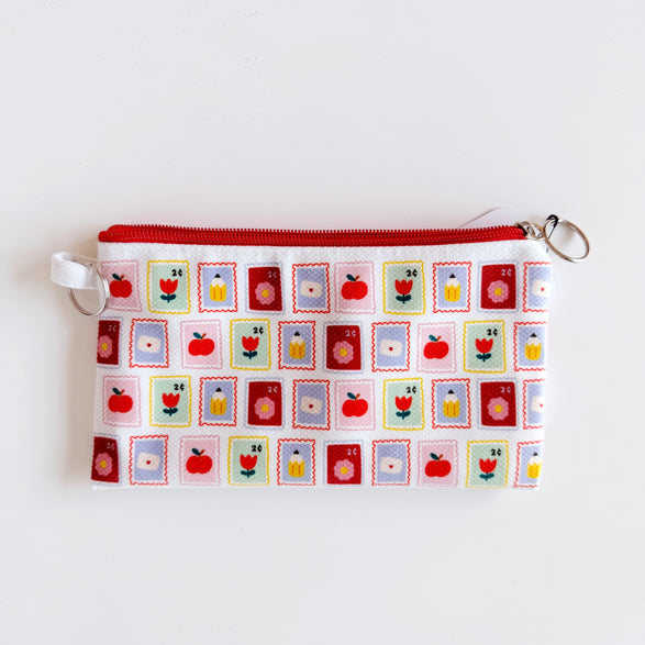 Zipper Pouch: Cozy Stamps