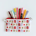 Zipper Pouch: Cozy Stamps