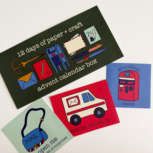 2026 Twelve Days of P+CP Stationery Advent Calendar Box