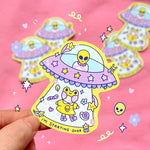 Starting Over UFO Sticker