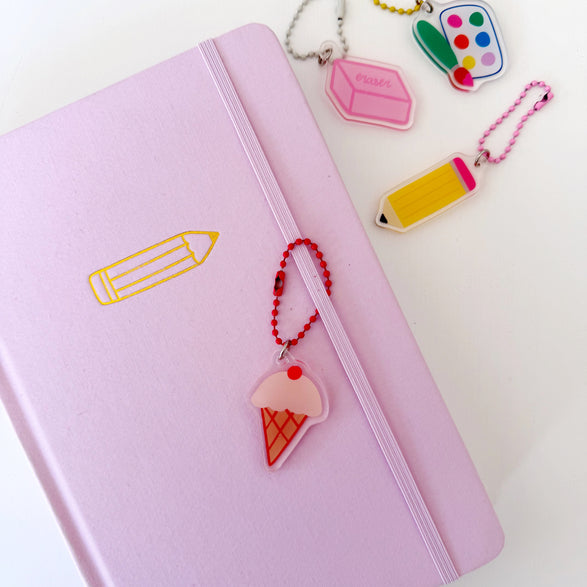 Ice Cream Bag + Journal Charm