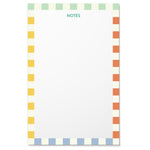 Large Checkered Notepad