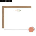 Leaves Flat Notecard Set