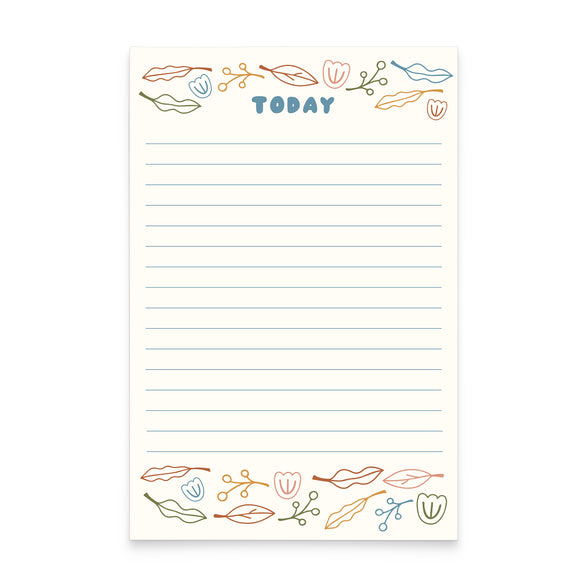 Leaves Lined Notepad