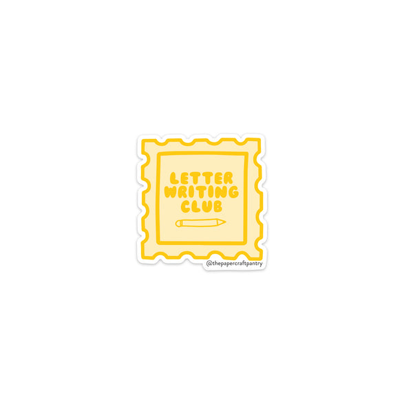 Letter Writing Club Vinyl Sticker – The Paper + Craft Pantry