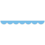 Light Blue Scalloped Die Cut Washi Tape - 20mm