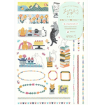 Cats Yuru Log Sticker Sheet