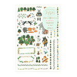 Forest Yuru Log Sticker Sheet