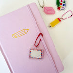Par Avion Mail Bag + Journal Charm