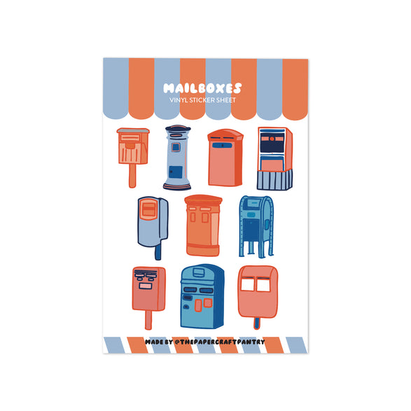 Mailboxes Sticker Sheet