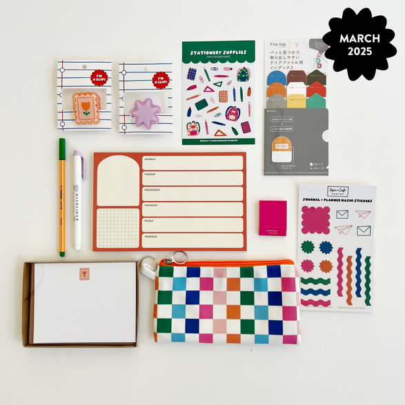 The Paper + Craft Pantry Stationery Club Subscription Box