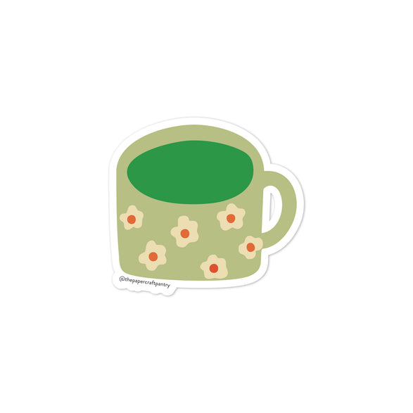 Matcha Mug Vinyl Sticker