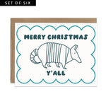 Merry Christmas Y'all Armadillo Boxed Set