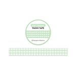 Mint Gingham Washi Tape - 15mm