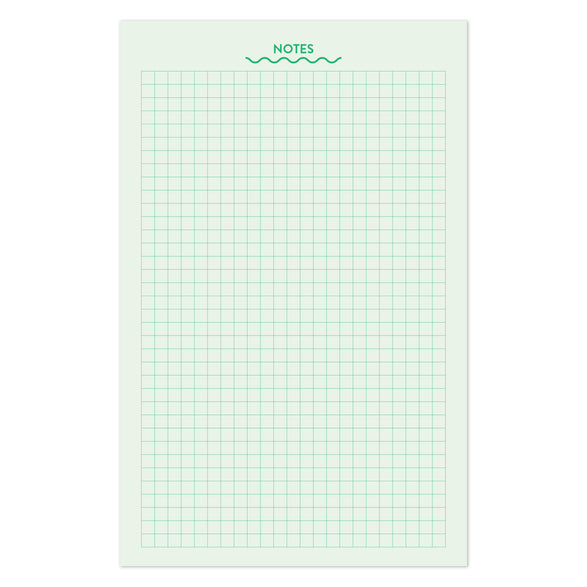 Mint Graph Notepad – The Paper + Craft Pantry
