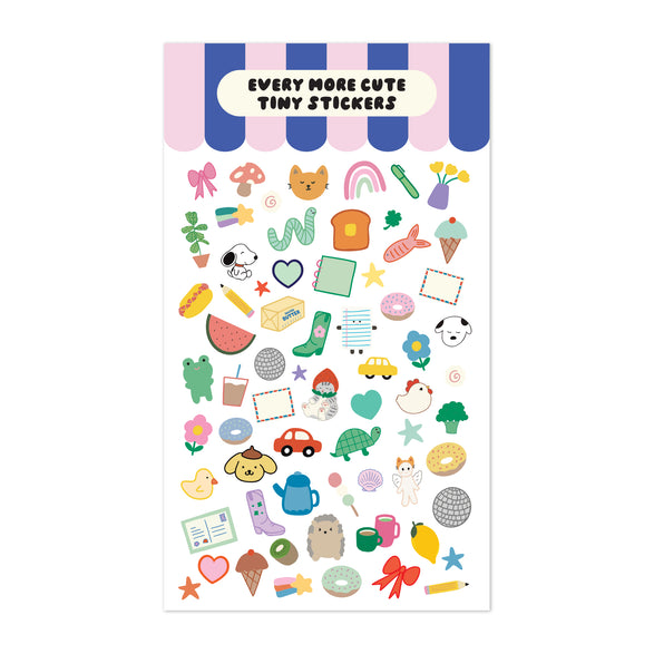More Cute + Tiny Trinkets Sticker Sheet