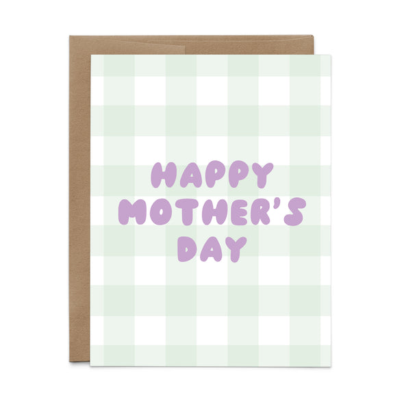 Happy Mother's Day Gingham
