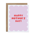 Happy Mother's Day Lilac Scallop