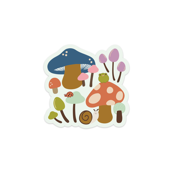 Mushroom Vinyl Sticker