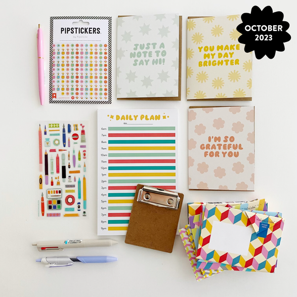 The Paper + Craft Pantry Stationery Club Subscription Box