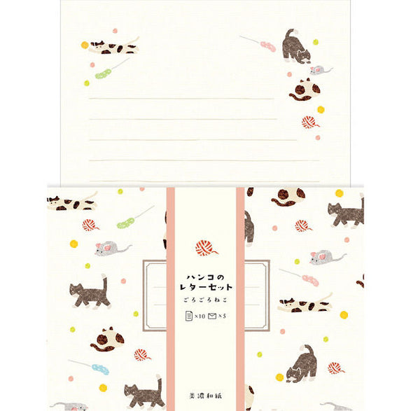 Furukawashiko Yarn Cat Letter Set