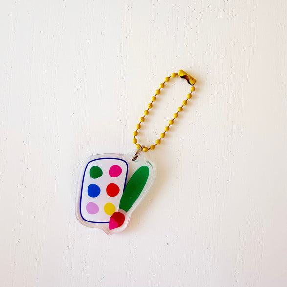 Paint Palette Bag + Journal Charm