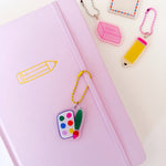 Paint Palette Bag + Journal Charm