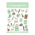 Paper + Craft Pantry Sticker Sheet