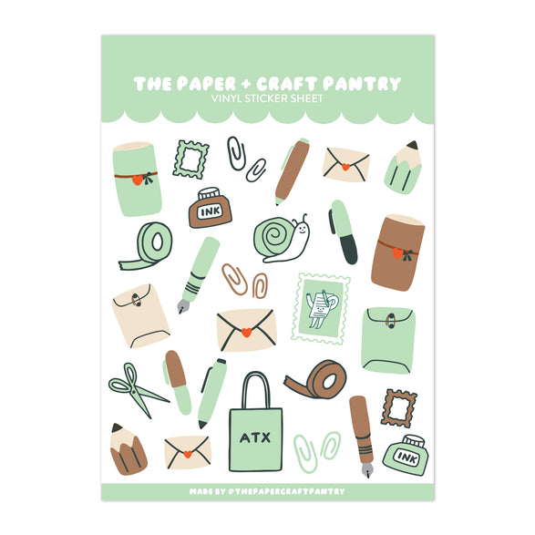Paper + Craft Pantry Sticker Sheet