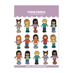Paper People Sticker Sheet