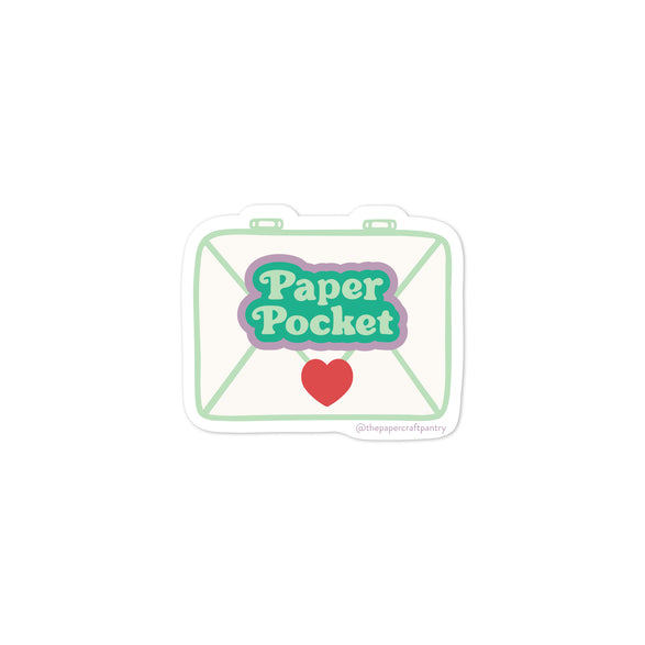 Paper Pocket Envelope Box Sticker