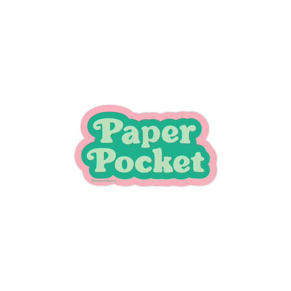 Paper Pocket Sticker