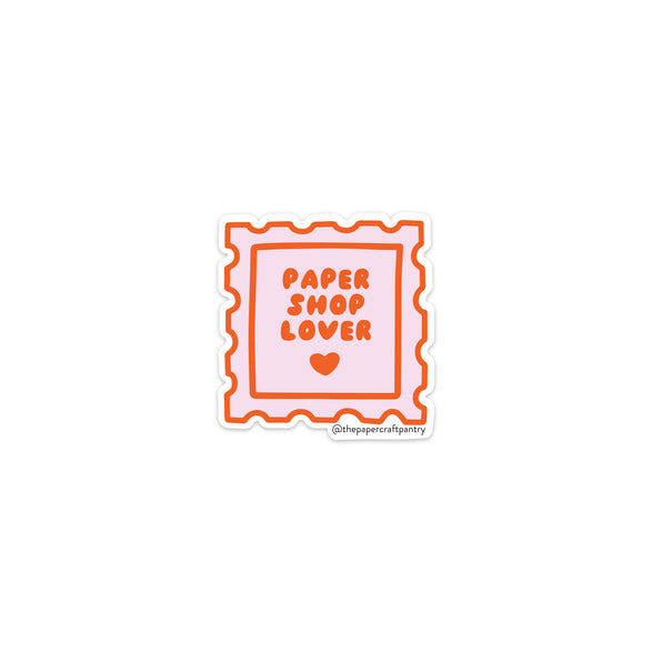 Paper Shop Lover Sticker