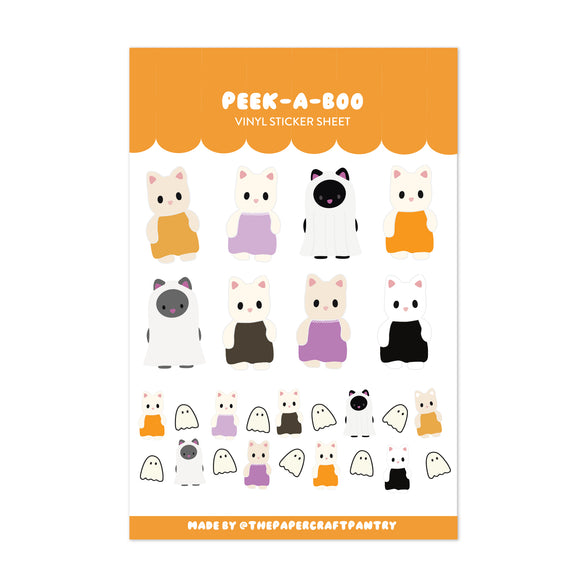 Peek-A-Boo Sticker Sheet