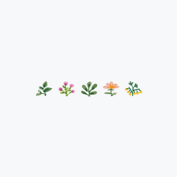 Plus Deco Rush Tape - Plants