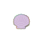 Purple Shell Glitter Vinyl Sticker