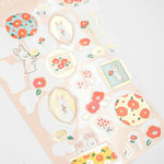 Furukawashiko Retro Rabbits Sticker Sheet