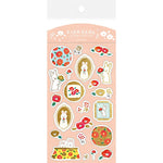 Furukawashiko Retro Rabbits Sticker Sheet