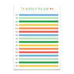 Mini Colorful Daily Plan Notepad