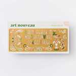 Art Nouveau Drawing Stencil