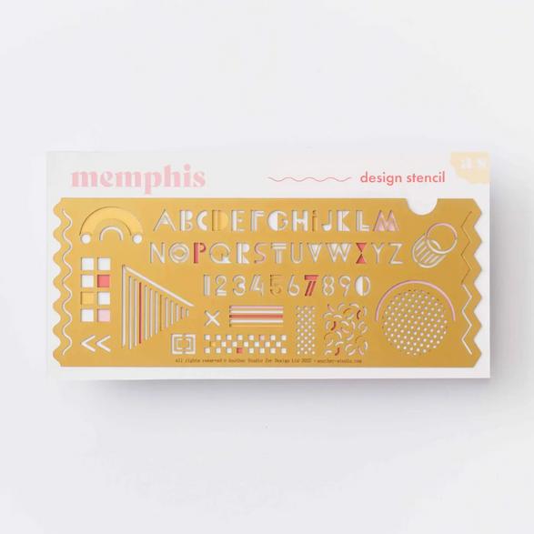 Memphis Drawing Stencil