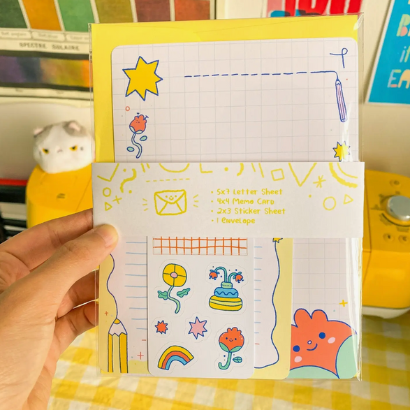 Cute Kawaii Stationery Letter Set