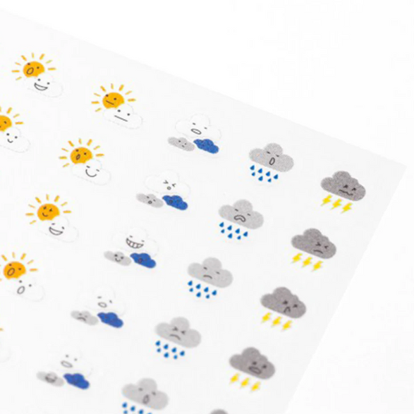 Mini Weather Feelings Sticker Sheet