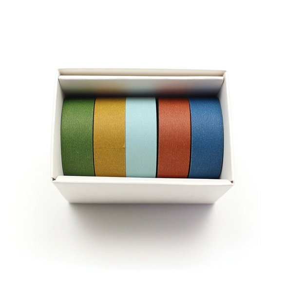 MT Matte Washi Tape - Set of 5