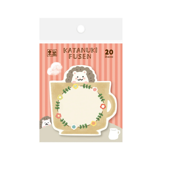 Tea Cup Hedgehog Sticky Notes