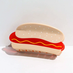 Hot Dog Claw Hair Clip