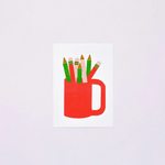 5x7 Art Print: Pencil Cup