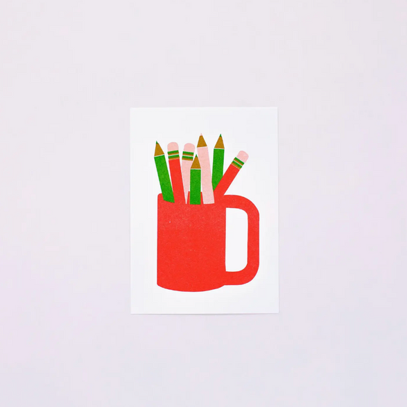 5x7 Art Print: Pencil Cup