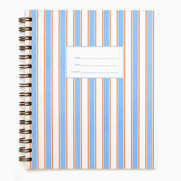 Lined Notebook: French Striped