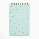 Task Pad: Blue Hearts